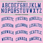 Personalized Light Pink Basketball Jersey with Royal-White Design - Custom Team Name and Number Personalized Light Pink Royal-White