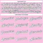 Custom Name Number Authentic Basketball Jersey Light Pink White Black Throwback Design Personalized Light Pink White-Black