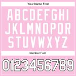 Custom Name Number Authentic Basketball Jersey Light Pink White Black Throwback Design Personalized Light Pink White-Black