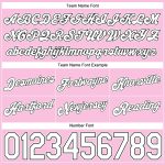 Custom Name and Number Authentic Throwback Basketball Shorts Light Pink Black White Personalized Light Pink White-Black Authentic