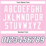 Personalized Light Pink and Light Blue Basketball Jersey - Authentic Throwback Design Personalized Light Pink White-Light