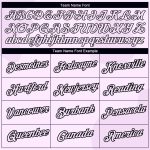 Custom 3D Pink Ribbon Breast Cancer T-Shirt with Name and Number - Light Purple & Black Performance Tee Personalized Light