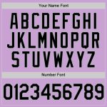 Custom Name and Number Baseball Jersey - Authentic Light Purple Black-Gray Team Jersey Personalized Light Purple Black-Gray