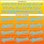 Personalized 3D Pattern Football Helmet and Baseball Jersey with Custom Name and Number - Light Yellow Sky Blue Orange-Cream Design