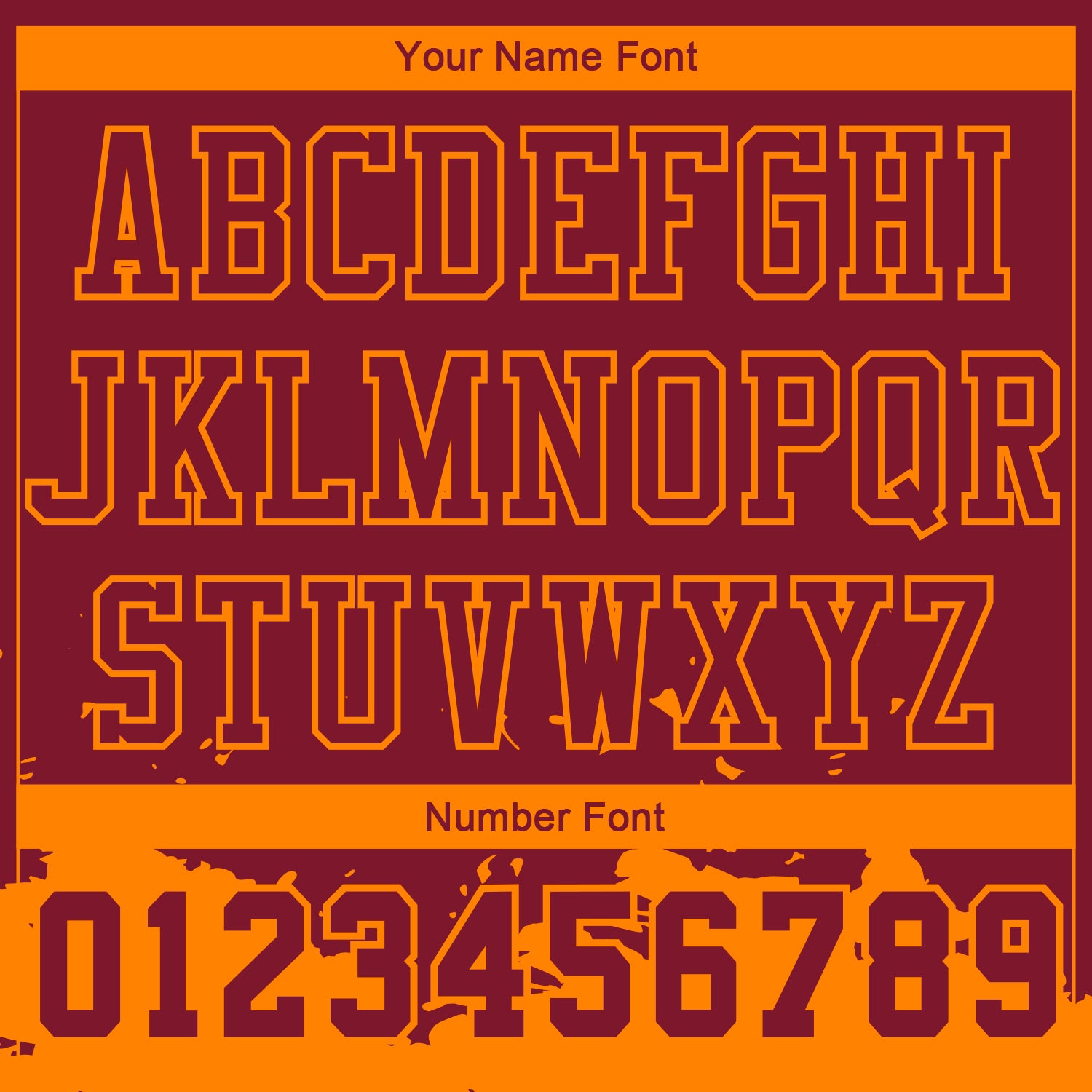 Personalized Maroon Bay Orange Color Splash Round Neck Sublimation Basketball Suit Jersey Team Custom Name and Number Custom Name and Number Basketball Jersey, Maroon Bay Orange Color Splash Round Neck Sublimation Suit Personalized Maroon - Image 4