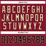 Custom Name and Number Personalized Maroon Black-City Hockey Lace Neck Jersey Personalized Maroon Black-City Cream Hockey