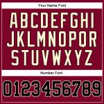 Personalized Authentic Throwback Basketball Jersey in Maroon Black-Cream Colors Personalized Maroon Black-Cream Authentic