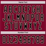 Personalized Maroon Black Cream Hockey Jersey for Custom Team Wear Personalized Maroon Black-Cream Hockey Jersey