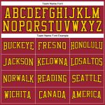 Custom Name Number Maroon Black Gold Throwback Basketball Jersey - Personalized Authentic Team Apparel Personalized Maroon