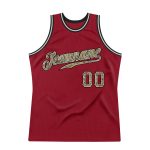 Custom Name and Number Personalized Maroon Camo Gray Basketball Jersey - Authentic Throwback Team Apparel Personalized Maroon