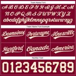 Custom Team Basketball Shorts with Personalized Name and Number, Maroon Cream Authentic Throwback Design Personalized Maroon