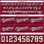 Custom Maroon Cream-Black Basketball Shorts with Team Name and Number - Personalized Authentic Design Personalized Maroon