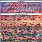 Custom Name Number Maroon Cream Phoenix Arizona City Edition 3D Bomber Varsity Letterman Jacket Personalized Maroon Cream