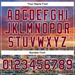 Custom Name Number Maroon Cream Phoenix Arizona City Edition 3D Bomber Varsity Letterman Jacket Personalized Maroon Cream