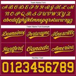 Custom Team Basketball Shorts with Name and Number - Authentic Maroon Gold-Navy Personalized Maroon Gold-Navy Authentic Basketball
