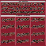 Custom Name and Number Maroon Navy Old Gold Mesh Throwback Baseball Jersey - Personalized Team Apparel Personalized Maroon