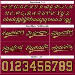 Custom Name & Number Maroon Old Gold-Black Throwback Basketball Shorts - Personalized Team Apparel Personalized Maroon Old
