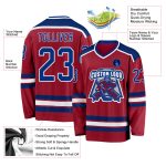 Personalized Maroon Royal White Hockey Jersey for Men and Women - Custom Team Spirit Apparel Personalized Maroon Royal-White