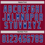 Personalized Maroon Royal White Hockey Jersey for Men and Women - Custom Team Spirit Apparel Personalized Maroon Royal-White