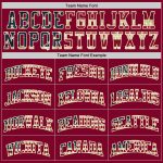 Custom Name Number Vintage Maroon USA Flag Basketball Jersey Cream Authentic Throwback Team Jersey Personalized Maroon Vintage