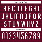 Custom Volleyball Jersey with Personalized Name and Number, Maroon White-Black Geometric Design Personalized Maroon White-Black
