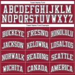 Custom Name and Number Authentic Throwback Basketball Jersey - Maroon White Black-Gray Personalized Maroon White Black-Gray