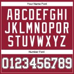Custom Name and Number Authentic Throwback Basketball Jersey - Maroon White Black-Gray Personalized Maroon White Black-Gray