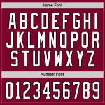Personalized Maroon White Black Hockey Jersey for Men and Women - Custom Sports Apparel Personalized Maroon White-Black Hockey