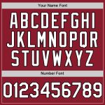 Custom Name and Number Authentic Throwback Baseball Jersey - Personalized Maroon White-Black Mesh Team Jersey Personalized