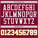 Custom Maroon White-Gold Rib-Knit Basketball Jersey with Personalized Name and Number - Team Apparel Personalized Maroon
