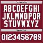 Custom Name Number Throwback Basketball Jersey - Personalized Maroon White Gray Team Jersey Personalized Maroon White-Gray