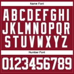 Custom Name and Number Maroon White Gray Hockey Jersey with Lace Neck - Personalized Team Apparel Personalized Maroon White-Gray