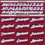 Personalized Authentic Throwback Basketball Jersey Maroon White Light Blue Personalized Maroon White-Light Blue Authentic