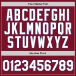 Personalized Authentic Throwback Basketball Jersey Maroon White Light Blue Personalized Maroon White-Light Blue Authentic