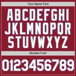Custom Maroon White-Light Blue Baseball Jersey with Personalized Name and Number - Authentic Throwback Style Personalized