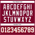 Personalized Maroon Orange White Throwback Basketball Jersey - Authentic Design Personalized Maroon White-Orange Authentic