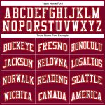 Personalized Maroon Orange White Throwback Basketball Jersey - Authentic Design Personalized Maroon White-Orange Authentic
