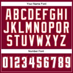 Custom Name Number Personalized Authentic Basketball Jersey Maroon White-Orange Throwback Team Style Personalized Maroon