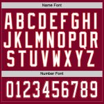 Custom Name and Number Maroon White-Orange Hockey Jersey - Personalized Team Jersey Personalized Maroon White-Orange Hockey