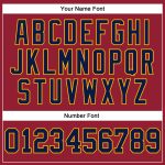 Personalized Navy Gold Basketball Jersey - Maroon White Pinstripe Authentic Personalized Maroon White Pinstripe Navy-Gold
