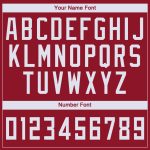 Personalized Maroon White Basketball Jersey - Custom Round Neck Sportswear Personalized Maroon White Round Neck Basketball