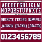 Custom Maroon White-Royal Basketball Shorts with Name and Number - Personalized Authentic Throwback Team Apparel Personalized