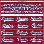 Custom Team Jersey with Personalized Name and Number in Maroon White-Royal Hockey Lace Neck Personalized Maroon White-Royal