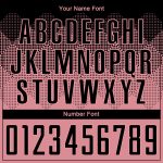 Custom Name Number Personalized Pink Black Soccer Jersey Medium Sublimation Team Uniform Personalized Medium Pink Black Sublimation
