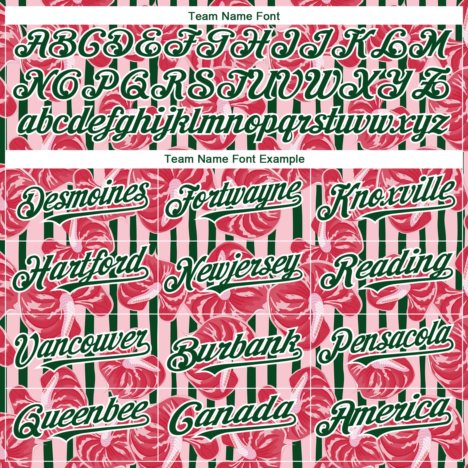 Personalized Medium Pink Green-White 3D Pattern Design Tropical Anthurium Flower Authentic Baseball Jersey Team Custom Name and Number Personalized Tropical Anthurium Flower Baseball Jersey Custom Name Number Medium Pink Green White 3D Pattern Design Personalized - Image 4