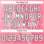 Personalized 3D Pink Ribbon Breast Cancer T-Shirt with Custom Name & Number - Medium Pink White Black Performance Tee Personalized