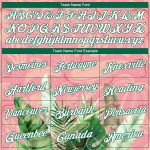 Custom Name Number Tropical Hawaii Leaves 3D Pattern Basketball Jersey Medium Pink White Kelly Green Personalized Medium