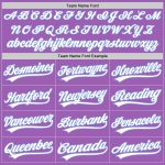 Custom Purple & Light Blue Baseball Jersey - Personalized Name & Number, Medium Size, Authentic Team Apparel Personalized