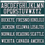 Personalized Midnight Green Authentic Football Jersey with Black-White Mesh Design Personalized Midnight Green Black-White