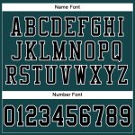 Personalized Midnight Green Authentic Football Jersey with Black-White Mesh Design Personalized Midnight Green Black-White